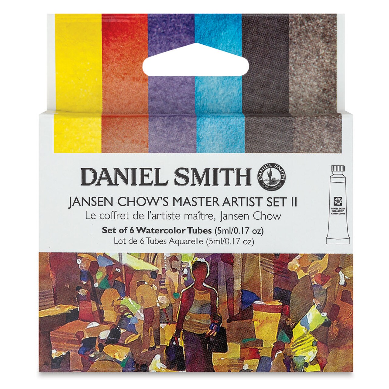 Daniel Smith Extra Fine Watercolor - Set of 6, Jansen Chow Master II, 5 ml, Tubes
